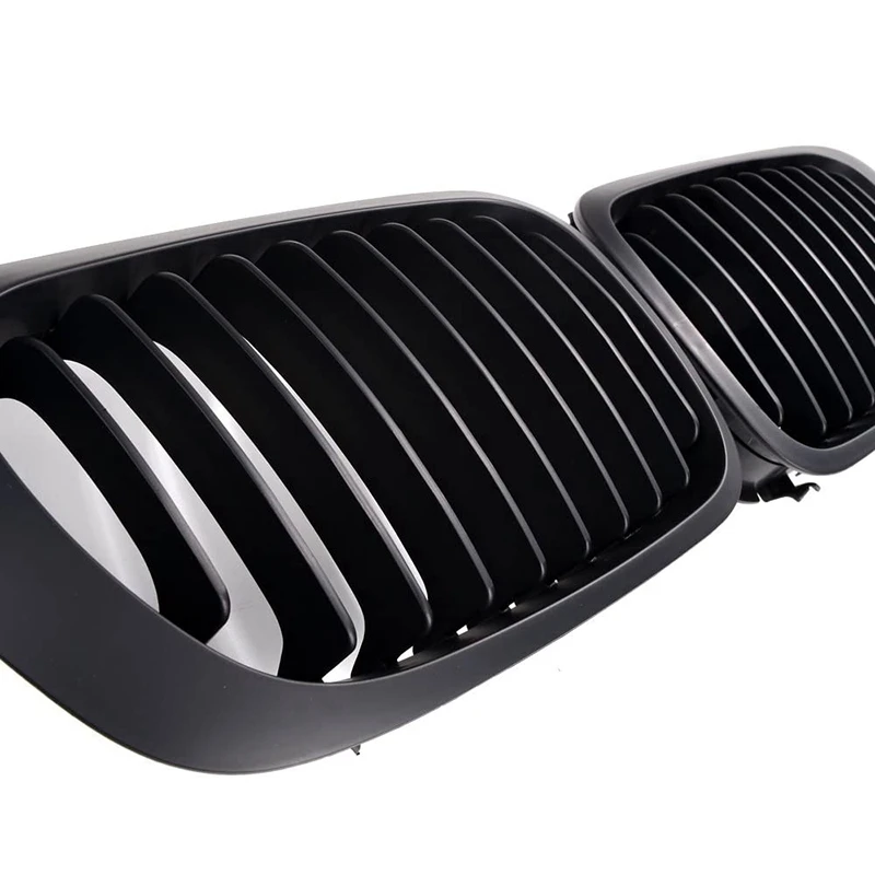Matte Black Front Sport Kidney Grille Grill For -BMW 3 Series E46 2-Door Coupe Cabriolet Pre-Facelift 1999-2002