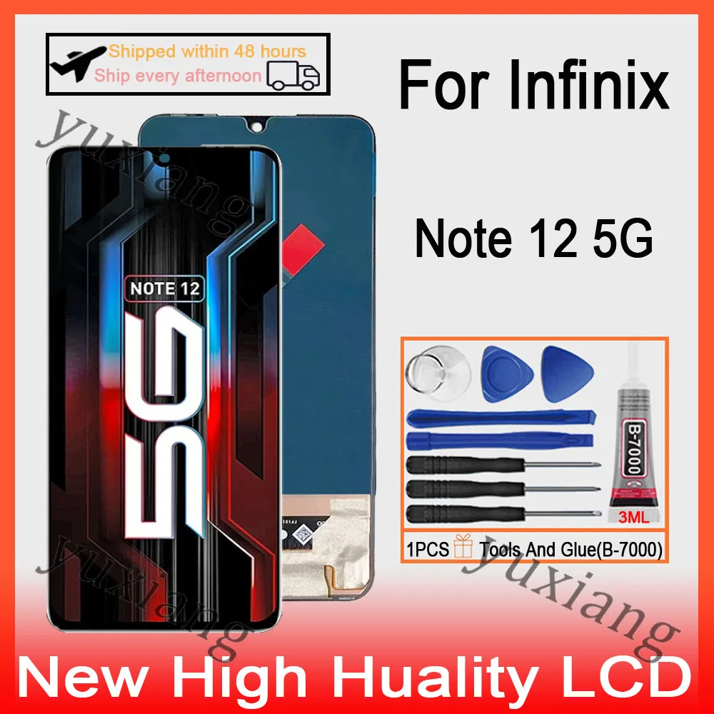 

Original AMOLED For Infinix Note 12 X671 LCD Display Touch Screen Digitizer Replacement LCD With Frame