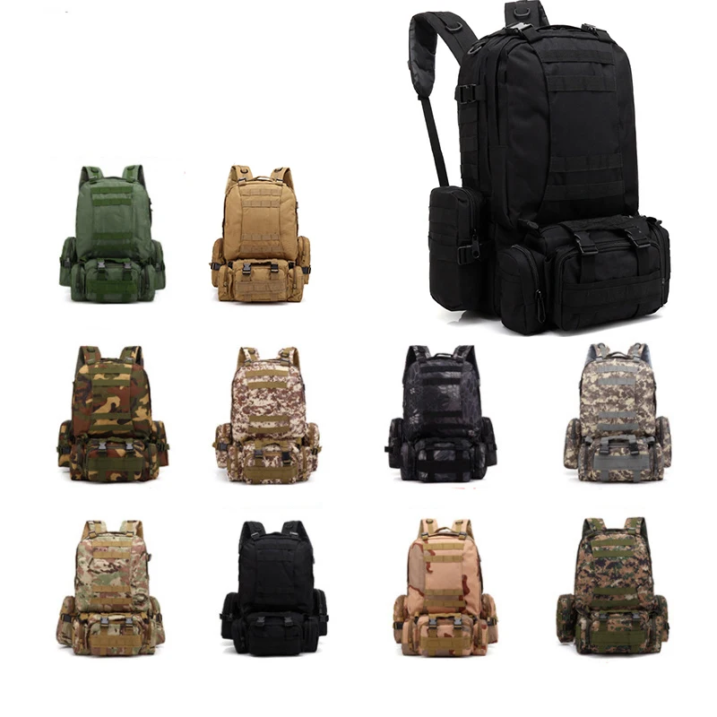 

Вместительный походный рюкзак, тактический охотничий Cs альпинистский кемпинговый Рюкзак Molle для стрельбы на открытом воздухе, армейский рюкзак Мультикам для трекинга