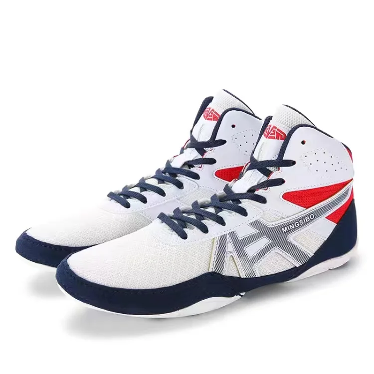 Мужские боксерские кроссовки MiaBera черные белые для фитнеса высокого качества