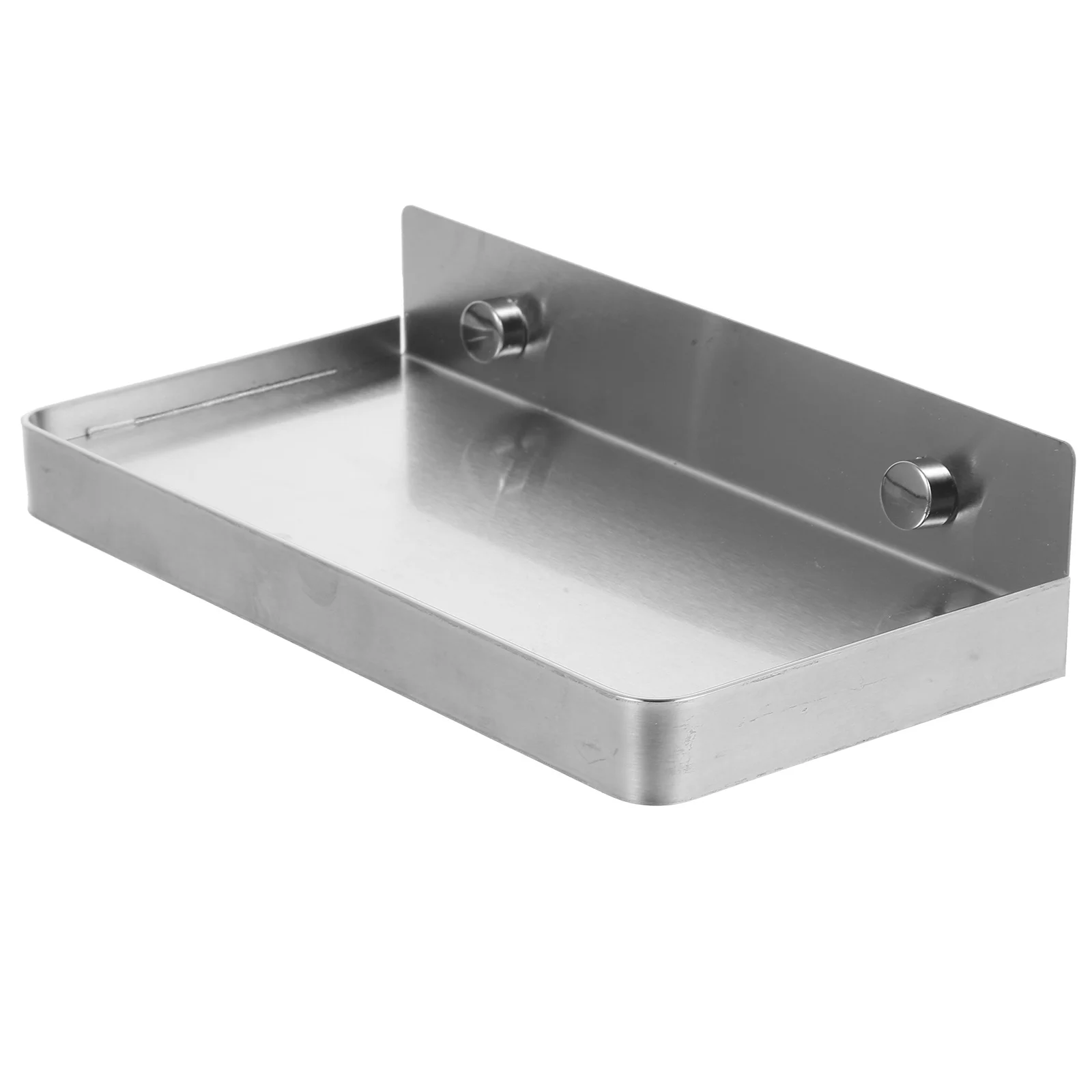 

Bathroom Mobile Phone Holder Wall Stand Mount Shelf Spice Stainless Steel Shelving Metal Shelves Storage -mounted