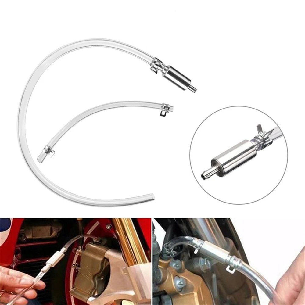 

Motorcycle Clutch Brake Bleeder Hose Hydraulic Clutch One Way Valve Tube Bleeding Tool Replacement Adapter Kit Accessories