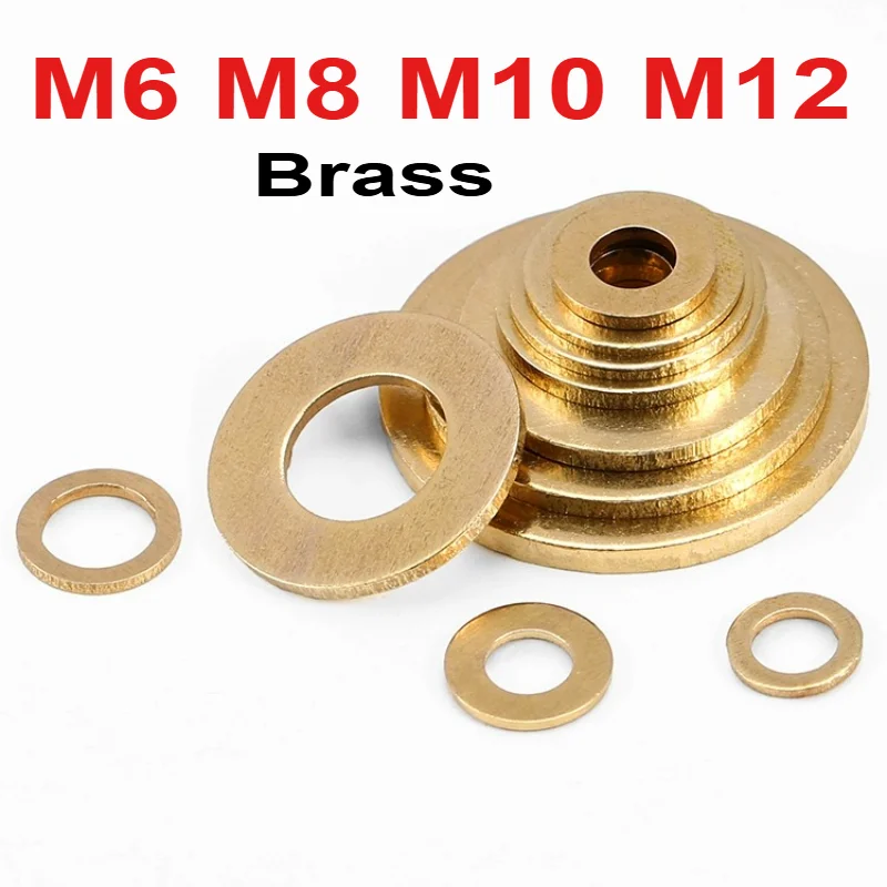 

Латунные плоские шайбы M6 M8 M10 M12
