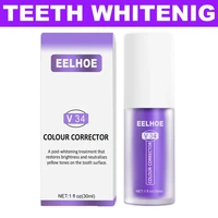1 pc 30ml teeth cleansing toothpaste tooth whitening enamel care remove plaque stains oral hygiene toothbrush gel beauty