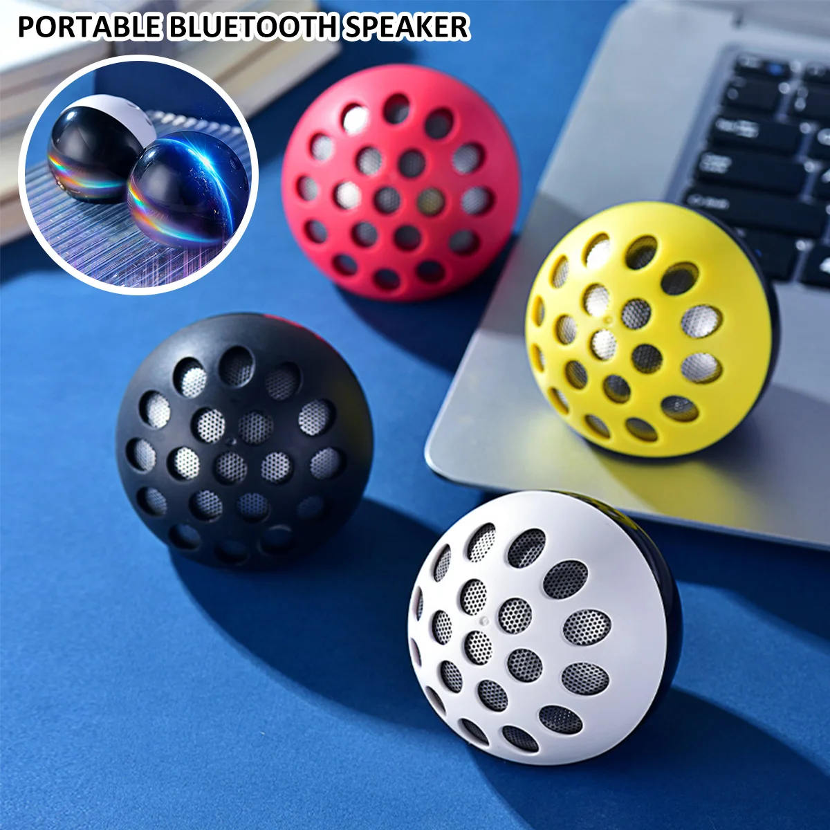 

Mini Bluetooth Speakers Portable Bluetooth 5.0 Wireless Speaker with Loud HD Sound Handheld Small Pocket Size Wireless Speaker