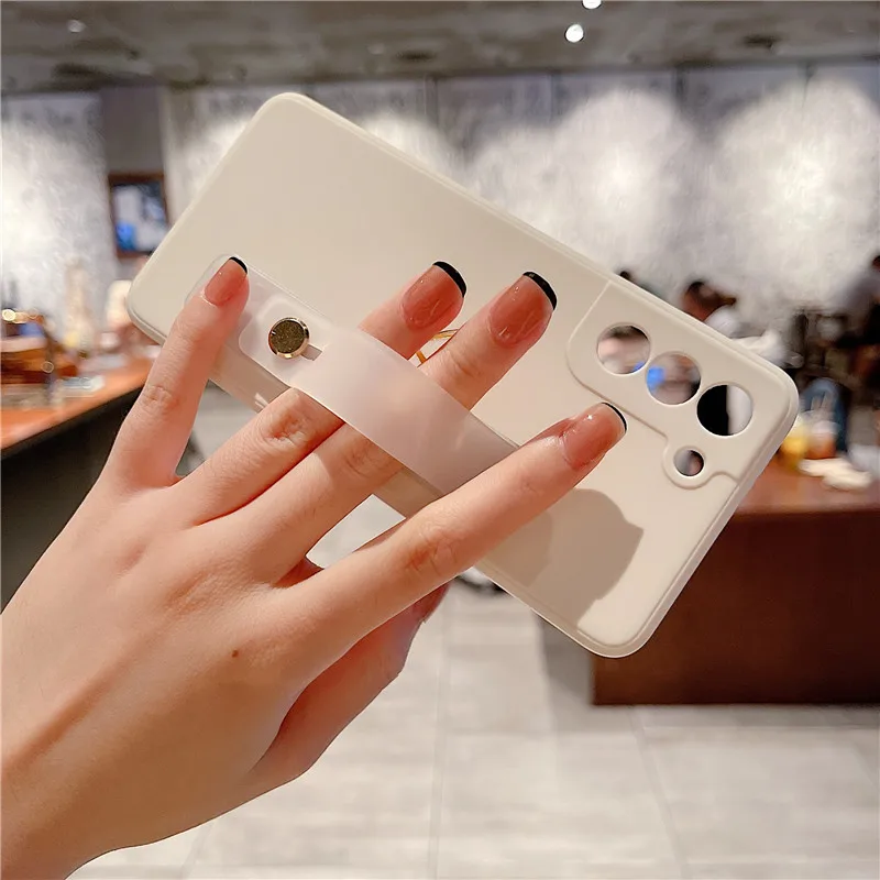 Wristband Phone Case For Samsung Galaxy A53 A52 A72 S22 S21 Plus Note 20 Ultra S20 FE A33 A13 A12 A32 A42 A51 A71 A50 A21S Cover