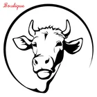 Художественная наклейка на автомобиль с изображением коровы из Джерси, покрытие царапин, бампер на лобовое стекло, украшение для мотоцикла, высококачественный виниловый чехол из ПВХ