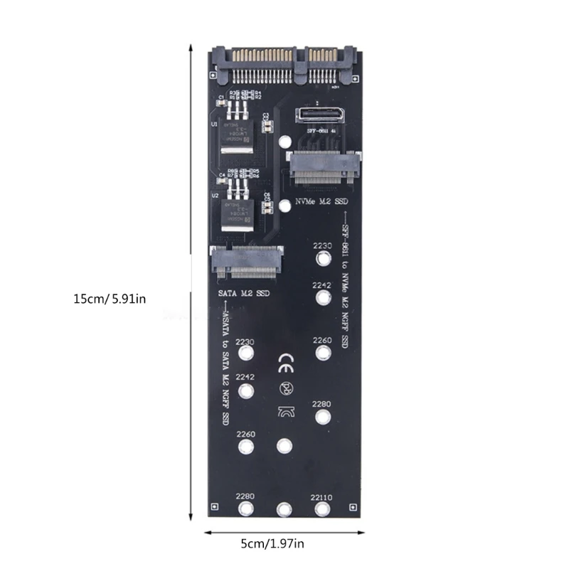 Адаптеры NGFF SSD — 3 RiserCard Плата расширения QXNF