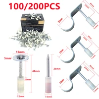 200pcs steel nails guns rivet tool accessories home wall fastener set nails 162025mm nails suitable for 7 3mm nail gun