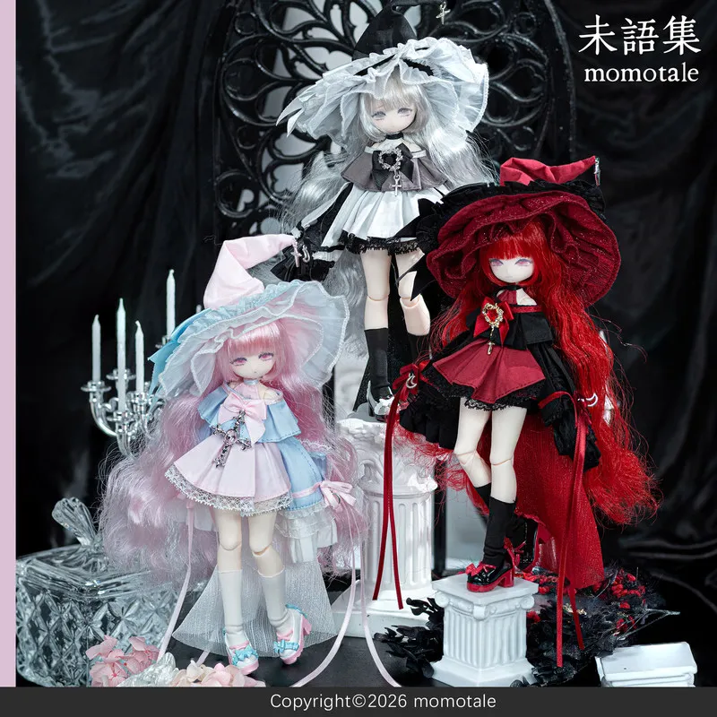 Фото Коллекционная фигурка Momotale 1/8 Mjd Articulated Implant Hair Doll Momo Series Witch Outfit Paradise Blind Box — сюрприз для девочек, подарок, игрушка №2