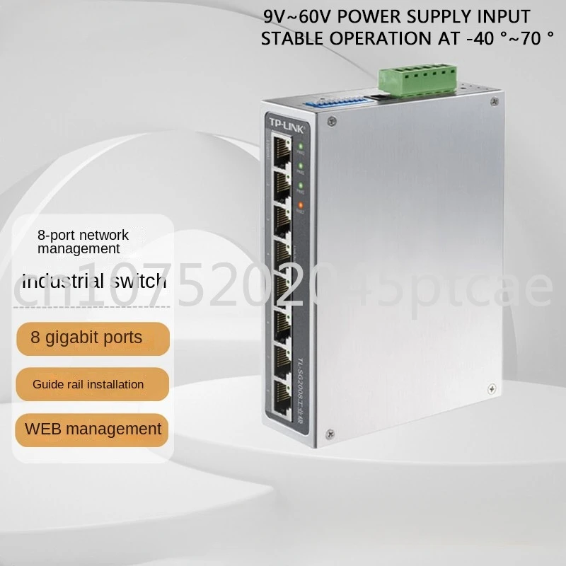 

Промышленный 8-портовый Ethernet-коммутатор SG2008, 8-портовый промышленный сетевой разветвитель на DIN-рейку