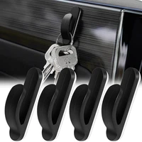4pcs mini hooks car self adhesive durable holder clip hook universal garbage bag organizer auto interior decoration accessories