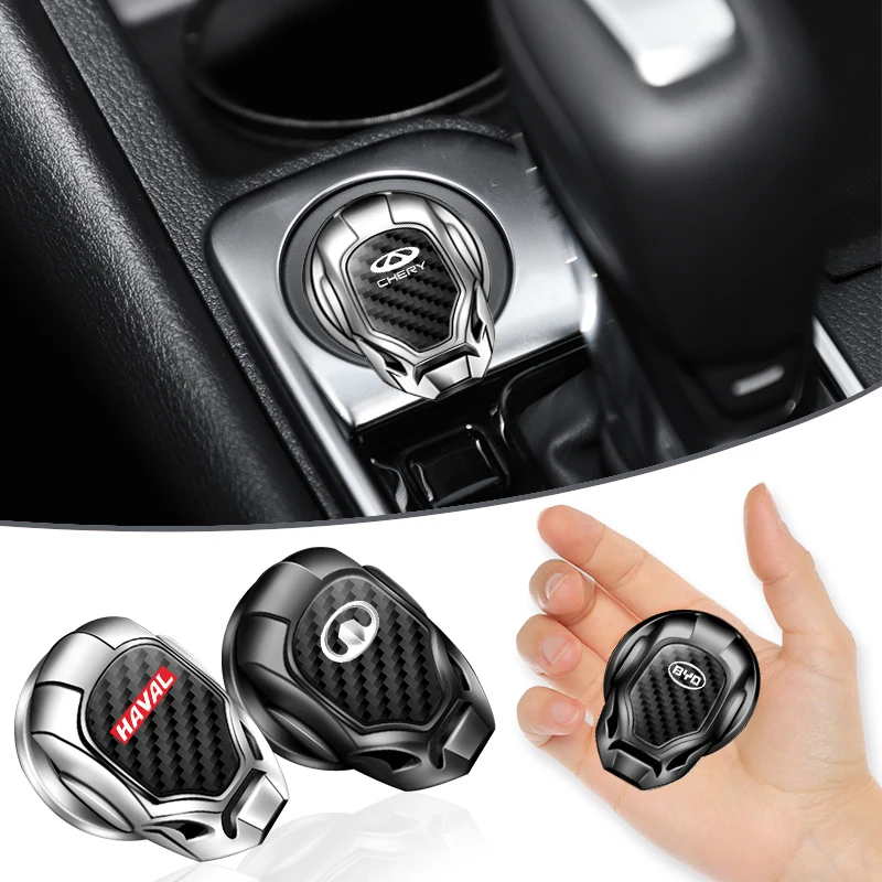 

One Button Ignition Device Cover Car Engine Start Sticker for Alfa Romeo159 147 156 Stelvio Giulia Giulietta Gt Mito Accessories