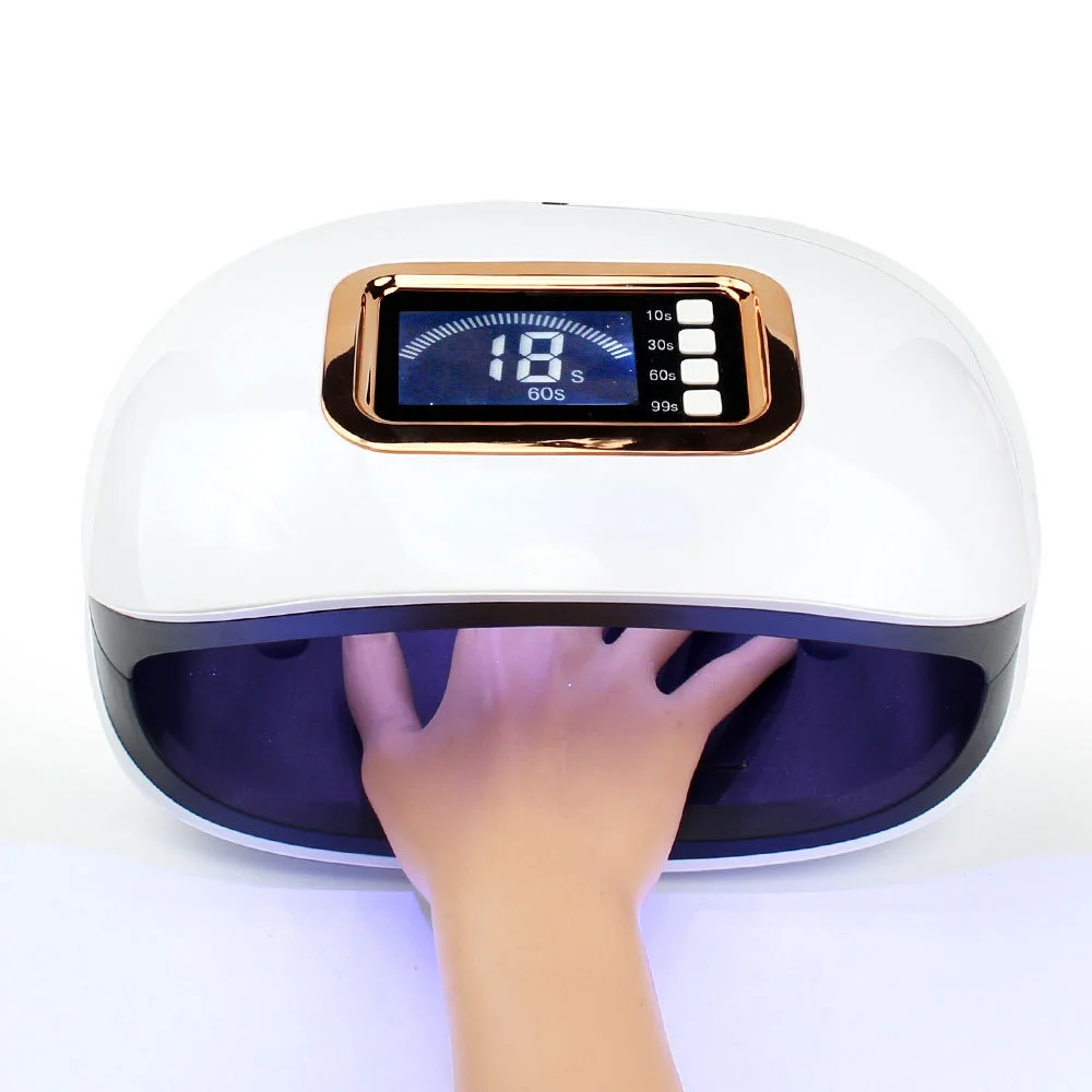 

72W UV LED Nail Lamp Nail Dryer with 4 Timer Professional Sensors for Curing All Gel Nail Polish HD Display