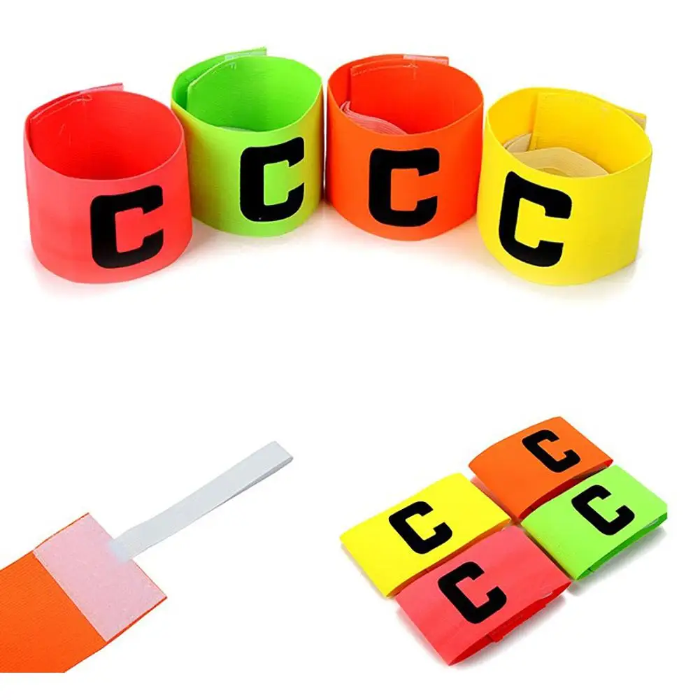 

1PCS Bright Color Soccer Football Captain Armband Magic Tape Anti-drop Design for Adult and Youth Drop shipping