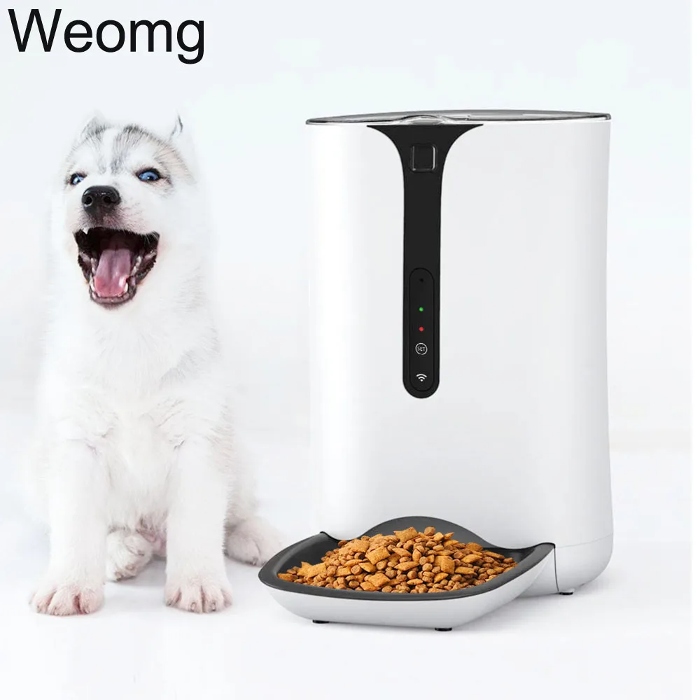 

Автоматическая кормушка для домашних животных, 6 л, Wi-Fi, управление через приложение