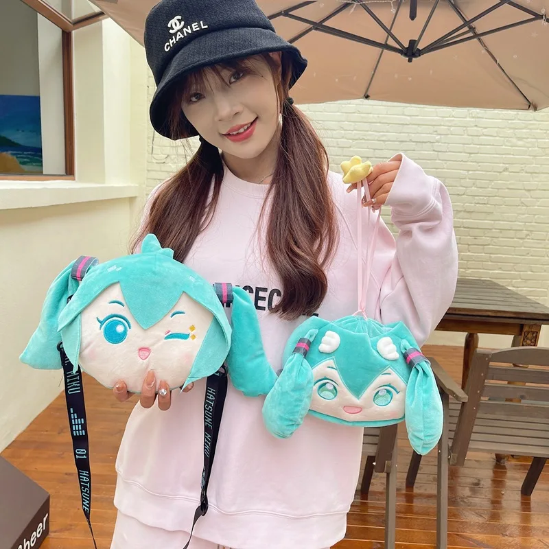 Hatsune Miku плюшевая сумка на плечо Kagamine Len шнурке большая упаковка мягкие плюшевые