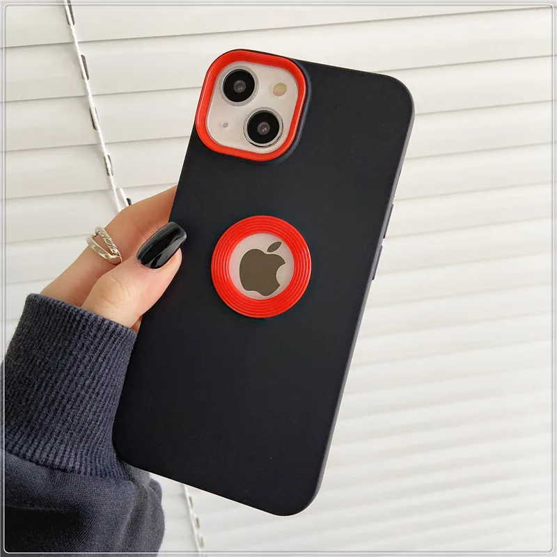 

Double Color Matte Soft Case for iPhone 13 12 11 Pro Max XR XS Max X 7 8 Plus SE 2 3 Protective Shockproof Cover
