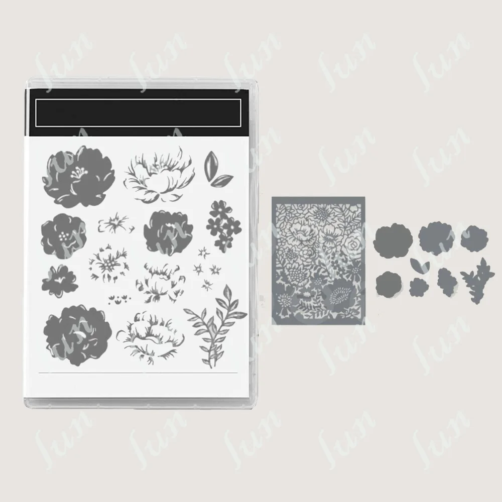 

Hollow Flowers Metal Cutting Dies Stamps Diy Handmade Embossing Stencil Making Scrapbook Diary Greeting Card Decoration 2022 New