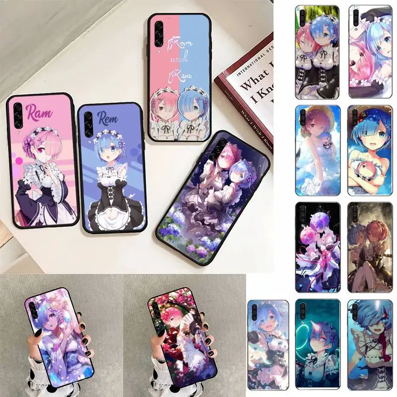 

FHNBLJ Anime Re ZERO Ram Phone Case For Samsung Galaxy A30 A20 S20 A50S A30S A71 A10S A6 plus Fundas Coque