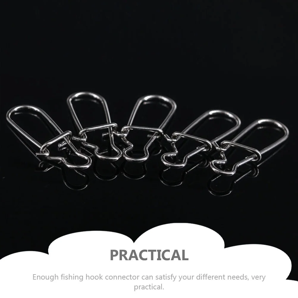 100 шт. крючок для приманки ежедневного использования Duo Lock Snap рыболовные защелки