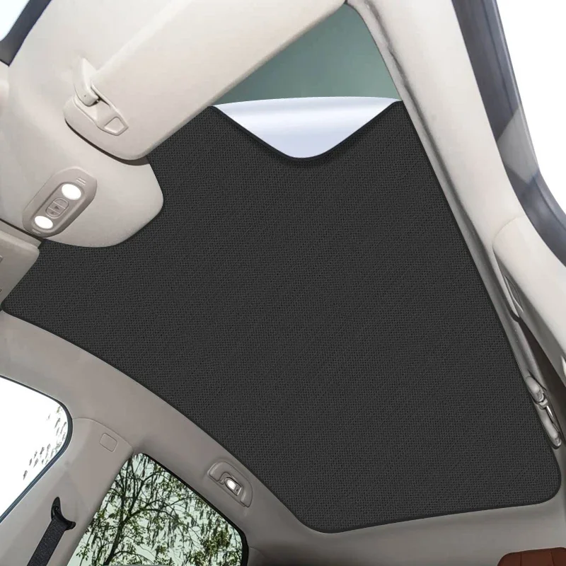 Фото Для DONGFENG FORTHING S7 2024-2026: Солнцезащитный козырек на люк из замшевой ткани с защитой от УФ-излучения и электростатической адсорбцией, теплоизоляция №5