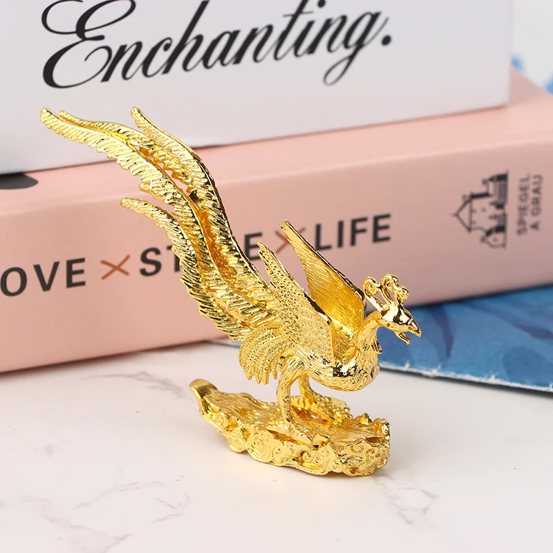 

1 шт. золотая статуя Феникса, аксессуары для домашнего декора, портативная мини-горелка для благовоний