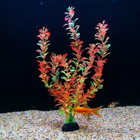 aquarium landscaping simulation water grass 30cm green artificial plant fake flower fish tank decoration accessories ornaments