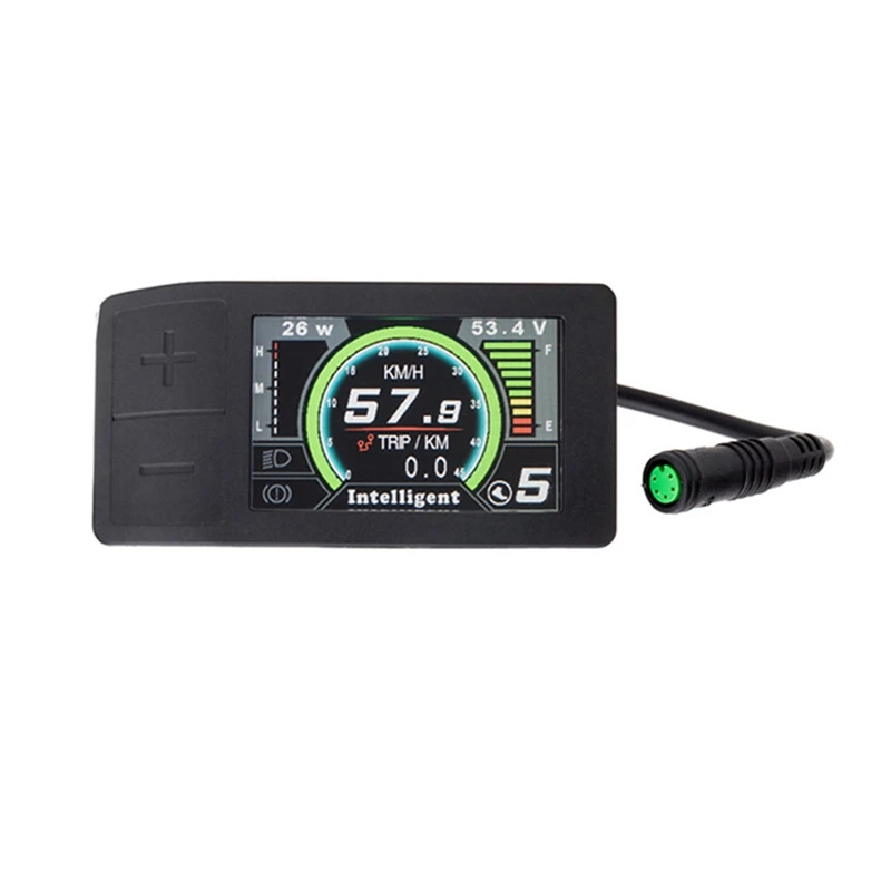 500C Ebike Display For Bafang 8Fun BBS01 BBS02 BBSHD Mid Motor Hub Motor Kit Parts Electric Bike Speedometer Controller