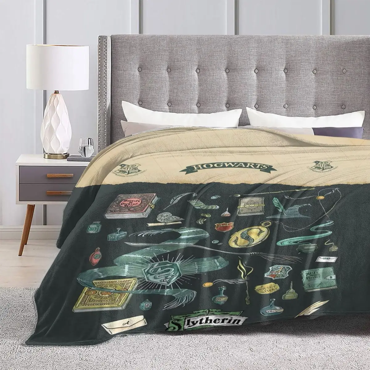 Мягкое теплое одеяло Harrys Potters дорожное плюшевое удобное домашнее декоративное