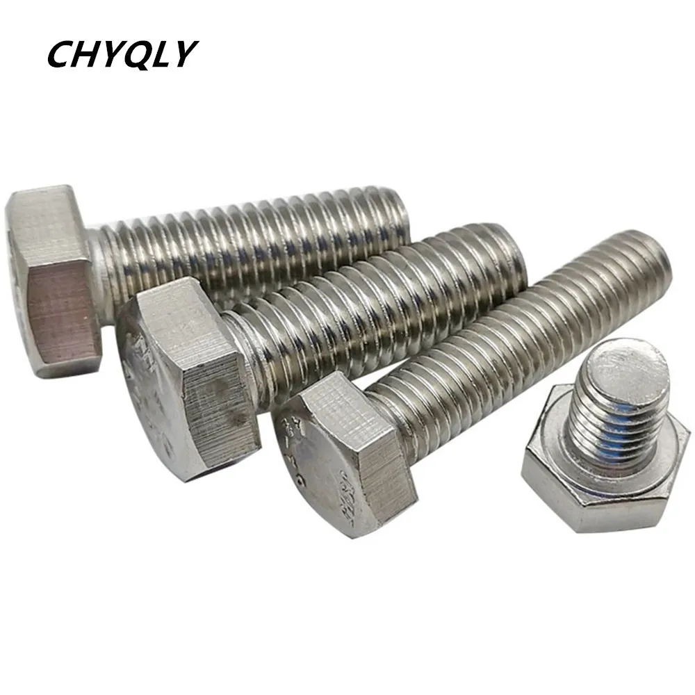 

100pcs/Lot Free Shipping Metric Thread M4*8/10/12/16/20/25/30/35/40/45/50mm Stainless Steel outer Hex Head Cap Screws Bolts