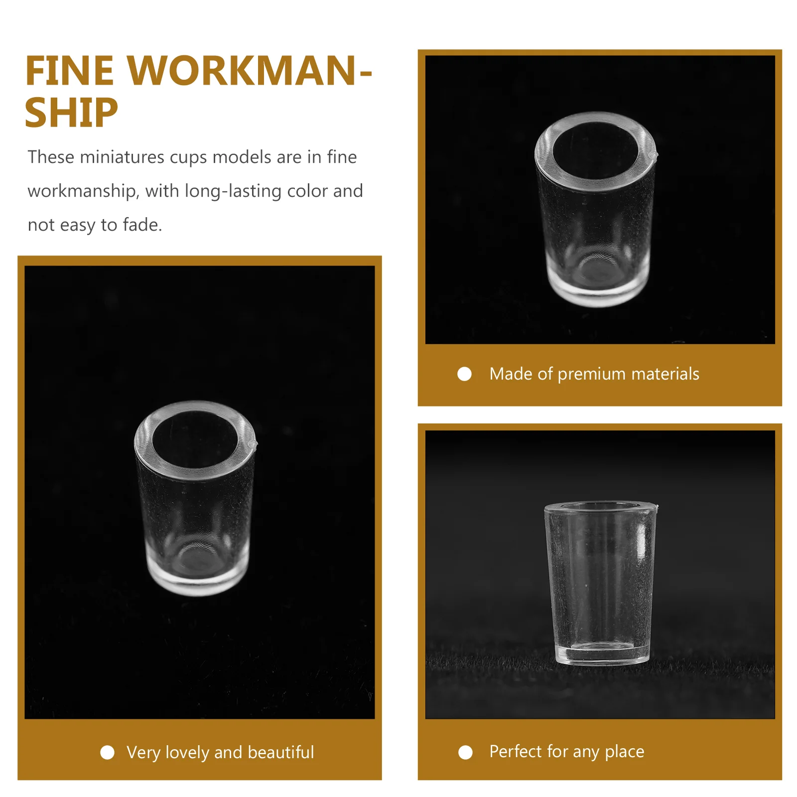 20 шт. аксессуары для дома кукольный домик очки модель DIY мини-бутылки напитков