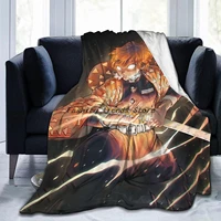 zeni tsu blanket anime flannel throw blankets ultra cozy warm bed blankets plush blanket for couch sofa living room home decor