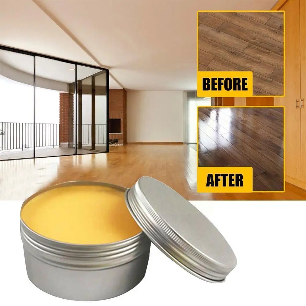 20g Aluminum Boxed Wood Care Wax Natural Pure Wax Paste Furniture Wood Beeswax Polishing Floor Polish Polishing T4P9
