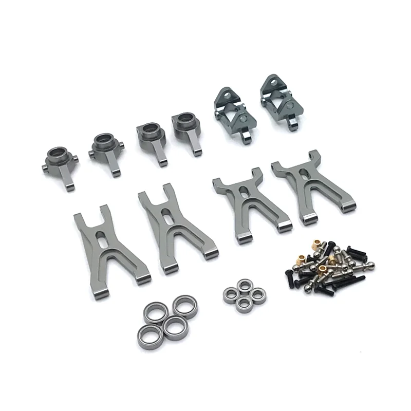 

Metal Upgrade Swing Arm Steering Cup Bearing 7 Piece Set For WLtoys 1/18 A949 A959 A969 A979 K929 RC Car Parts