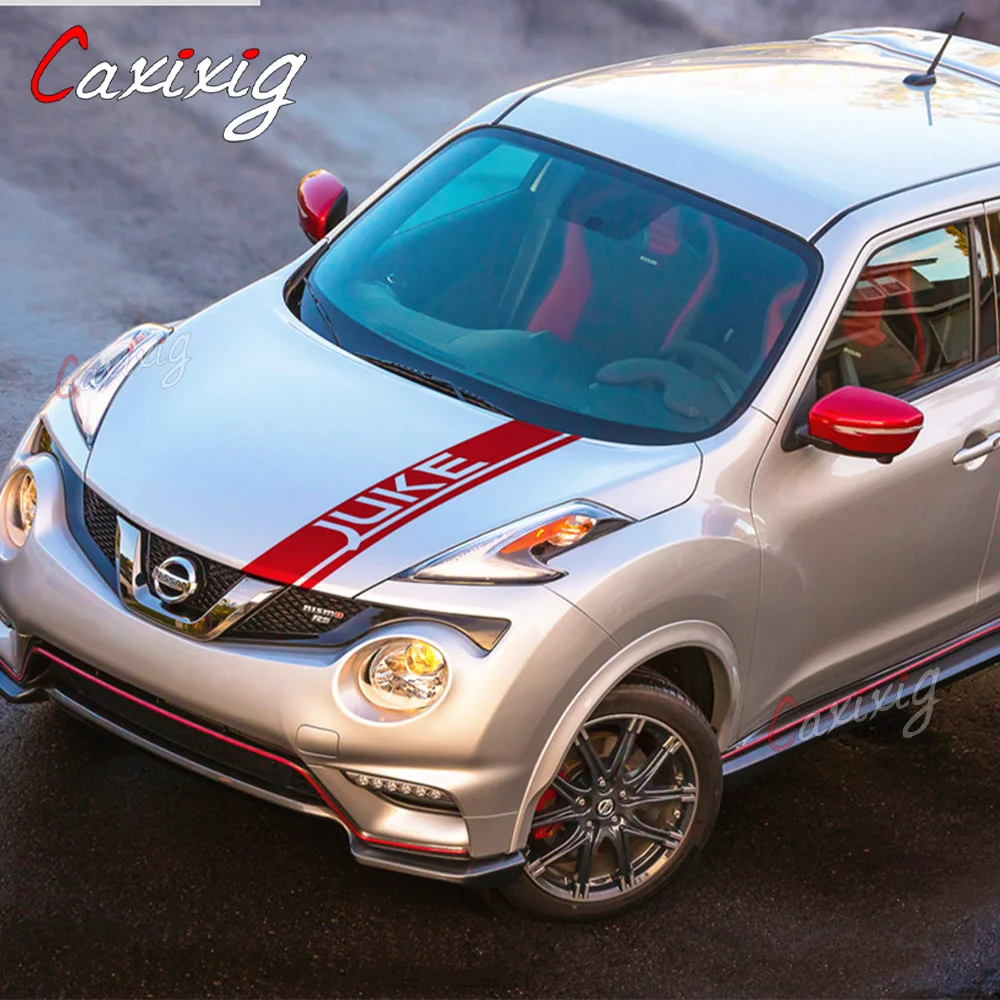 Автомобильная капота гоночные полосы для Nissan JUKE NISMO спортивный Стайлинг крышка