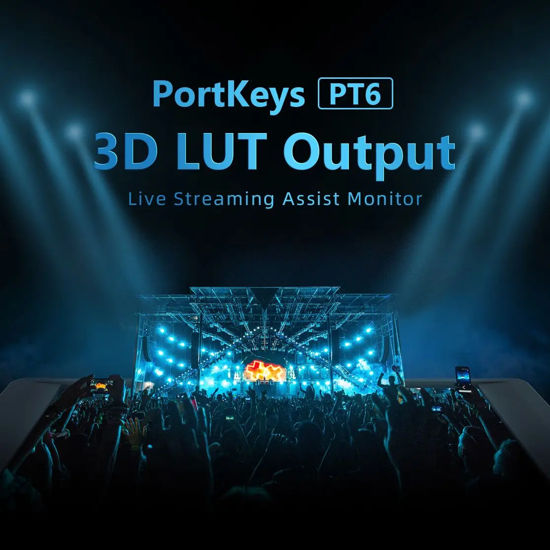 Фото Portkeys PT6 монитор 3D LUT 5,2-дюймовый растягивающийся сенсорный экран управления видеокамерой для зеркальной камеры прямая трансляция видео №2