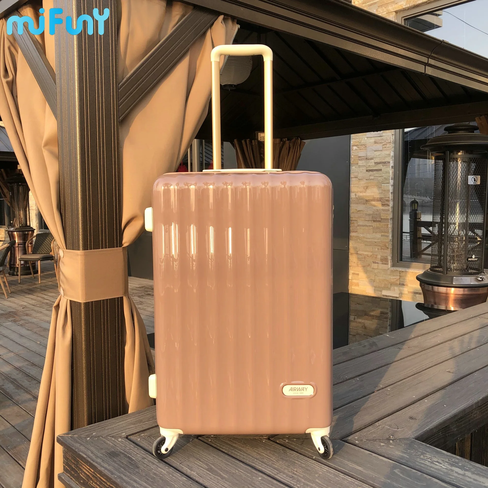 

MIFUNY Rolling Luggage Suitcase Silent Wheel Trolley Luggage TSA Lock Large Capacity Carry-On Suitcase Travel Luggage with Wheel