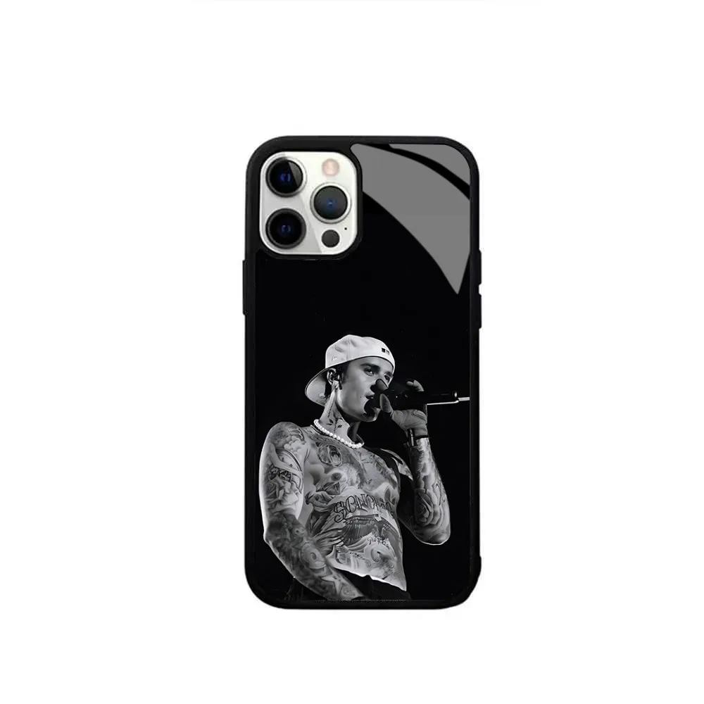 Чехол для телефона J-Justin Singer B-Bieber чехлы беспроводной зарядки Magsafe IPhone 16 15 13 12 11 14 Pro