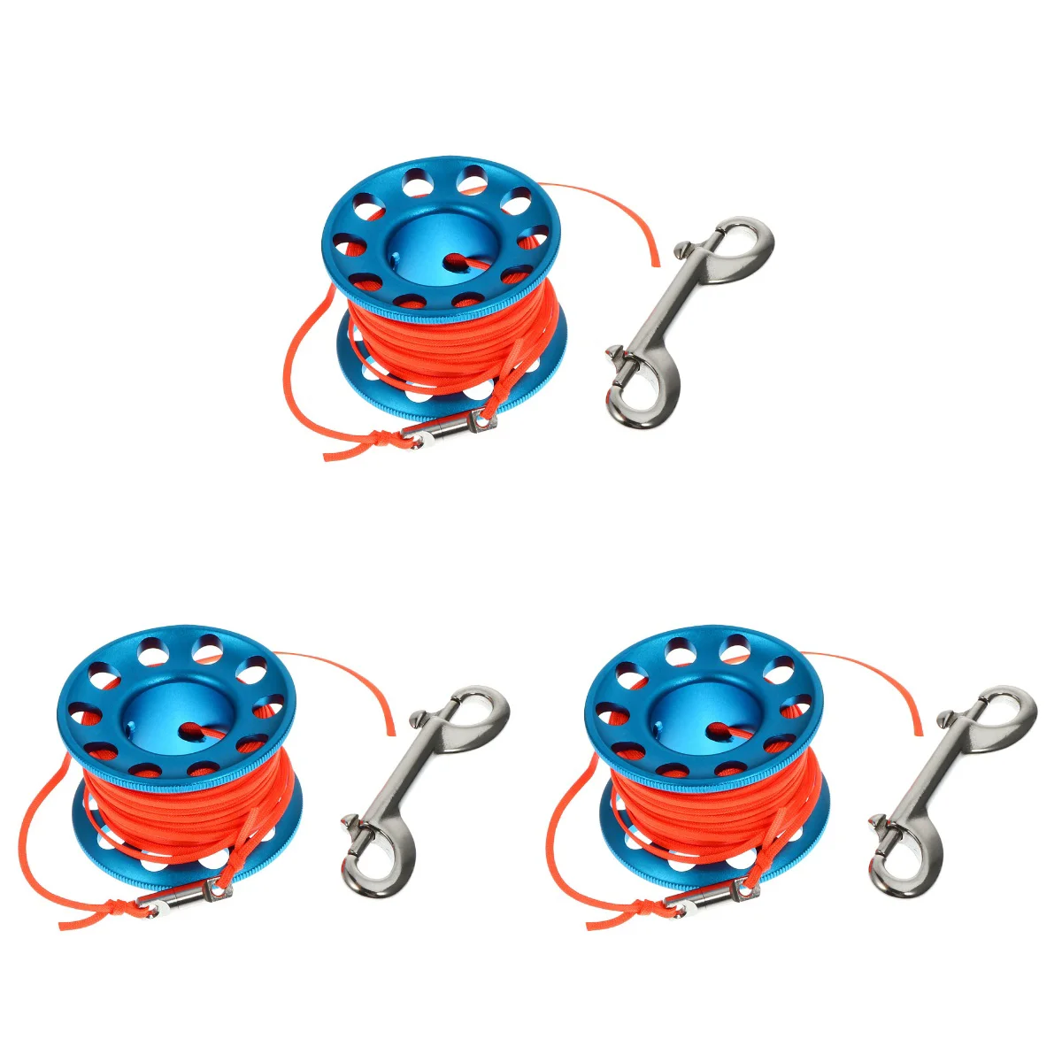

Finger Spool Reel Diving Line Visibility Snorkelinghandleneon Small High Compact Holder Suit Dive Scuba Buoy