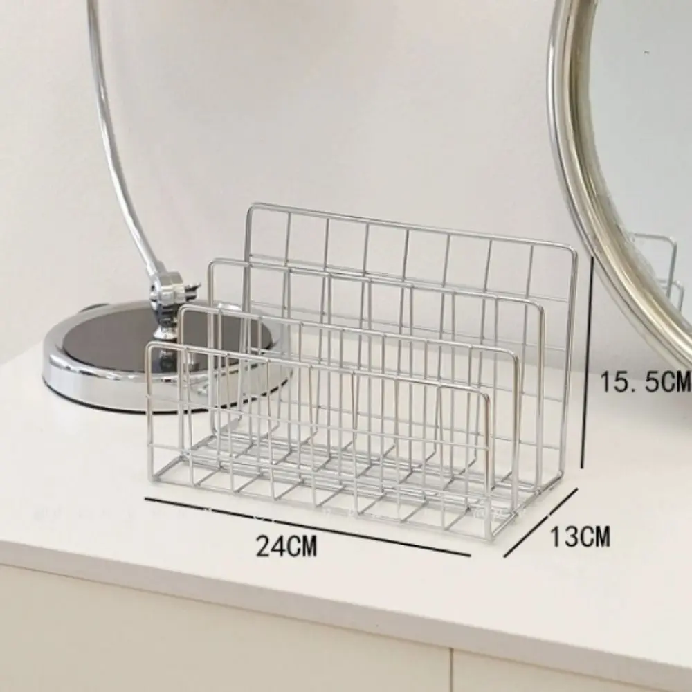 1 шт. трехуровневая железная полка для журналов книжная держатель газет