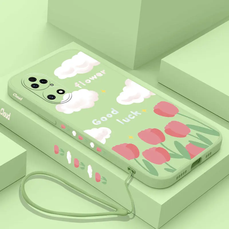 

Sunshine Flowers Phone Case For Huawei P40 P30 P20 Pro Lite Nova 10 10SE 9 9SE 8 8i Mate 40 30 20 Pro Lite 5G P Smart 2021 Cover