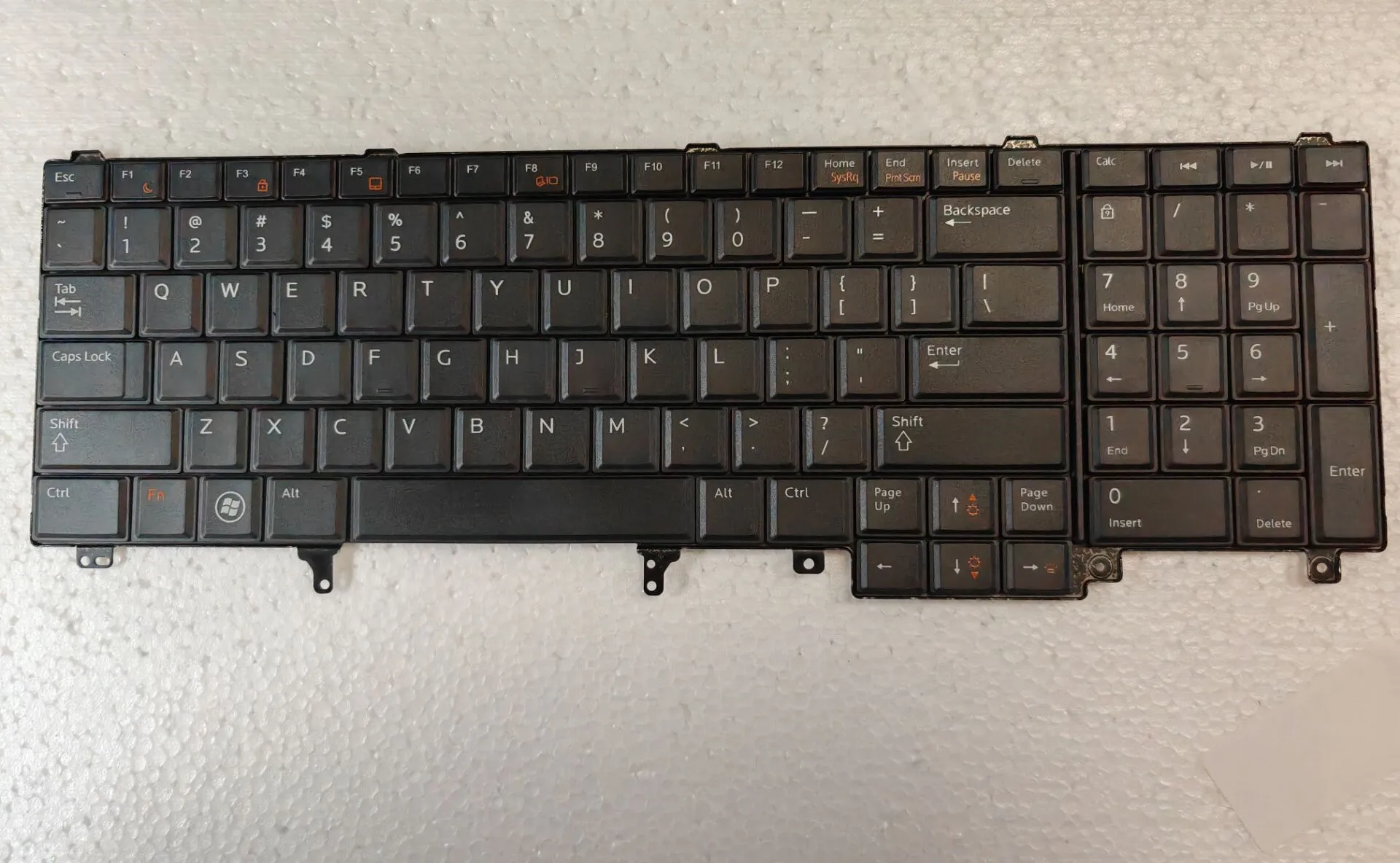 Клавиатура US для Dell Latitude E6520 E6530 E6540 E5520 E5520M E5530 без подсветки точки