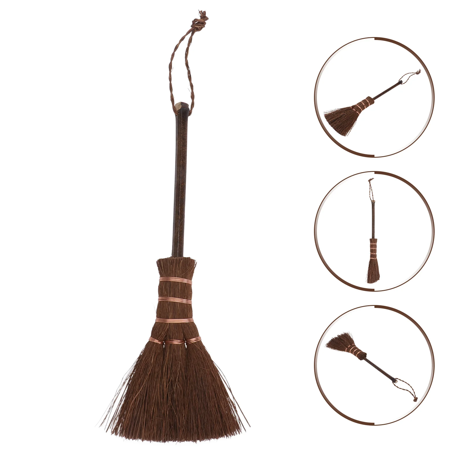 

Broom Brush Tea Cleaning Teapot Corn Desk Small Accessories Straw Whisk Cup Set Keyboard Mini Palm Useful Spout Naturaldollhouse