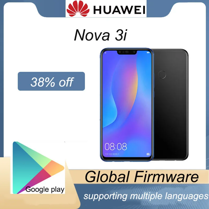

Смартфон huawei nova 3i Huawei P smart plus + 4 Гб ОЗУ 128 Гб ПЗУ Kirin 710 телефон с идентификацией по отпечатку пальца 3340 мАч Android