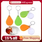 Пластиковый мини-лупа 10 крат, складной брелок для чтения с увеличительной лупой