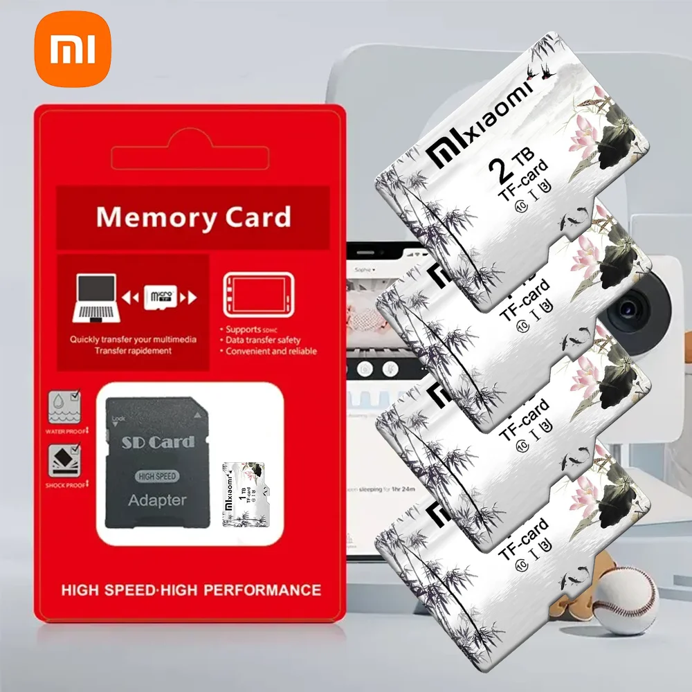 Xiaomi 2TB Micro TF SD Card 1TB Class 10 V30 128GB Карта памяти Flash 256GB 512GB Mini для Nintendo Switch