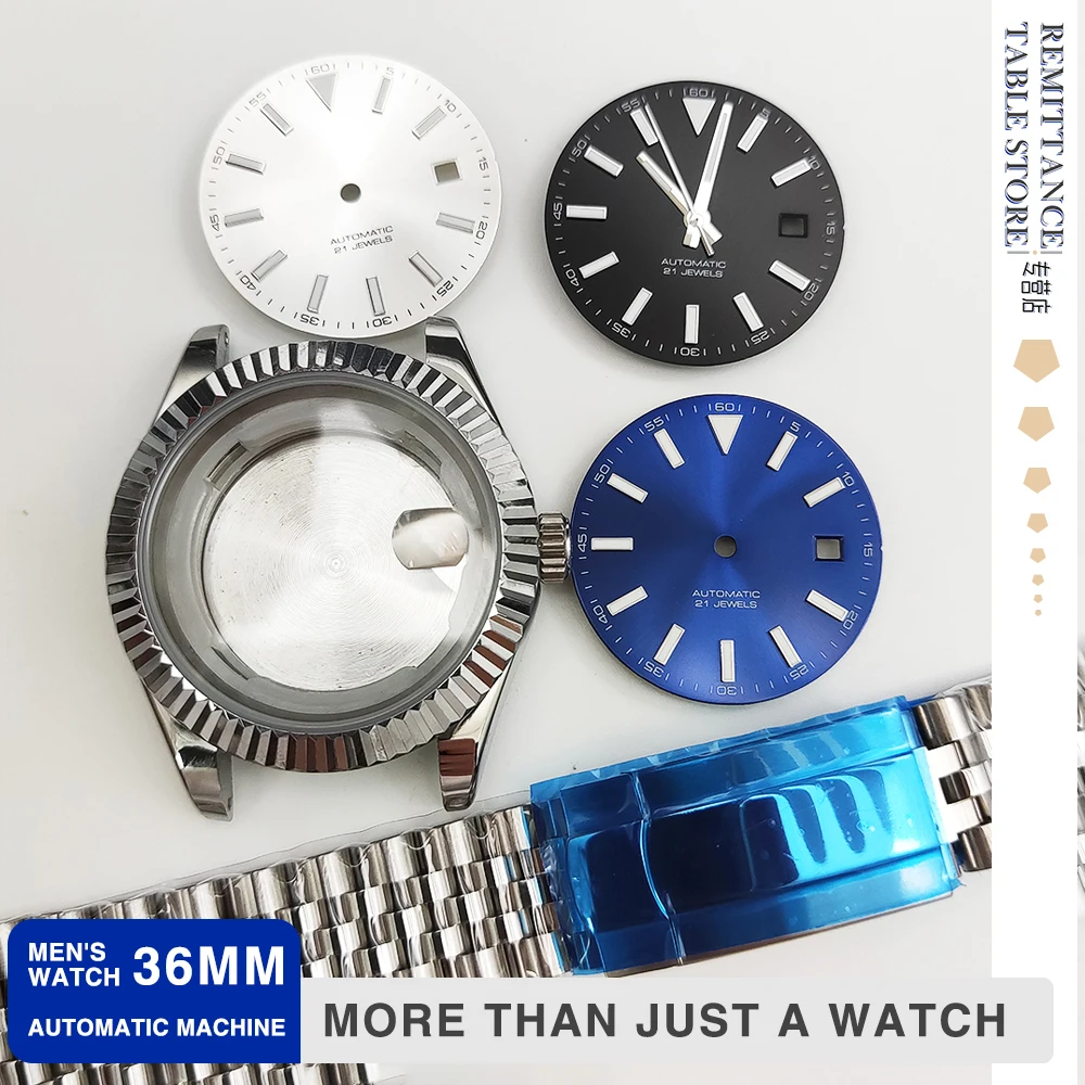 

Аксессуары для модификации часов чехол из нержавеющей стали диаметром 36 мм подходит для 8215/2813 чехла с брелком из движений подходит для отдыха