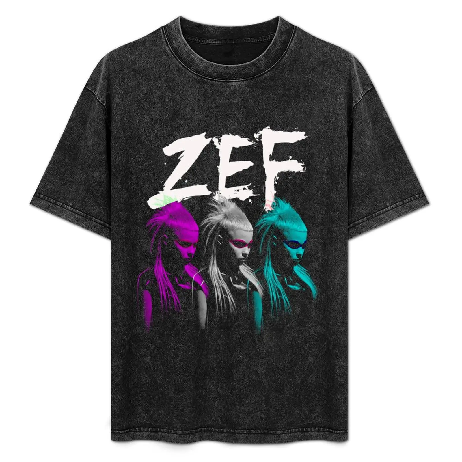 ZEF Style South African Die Antwoord Rap n Rock Star Music футболка черная с рисунком одежда для мужчин