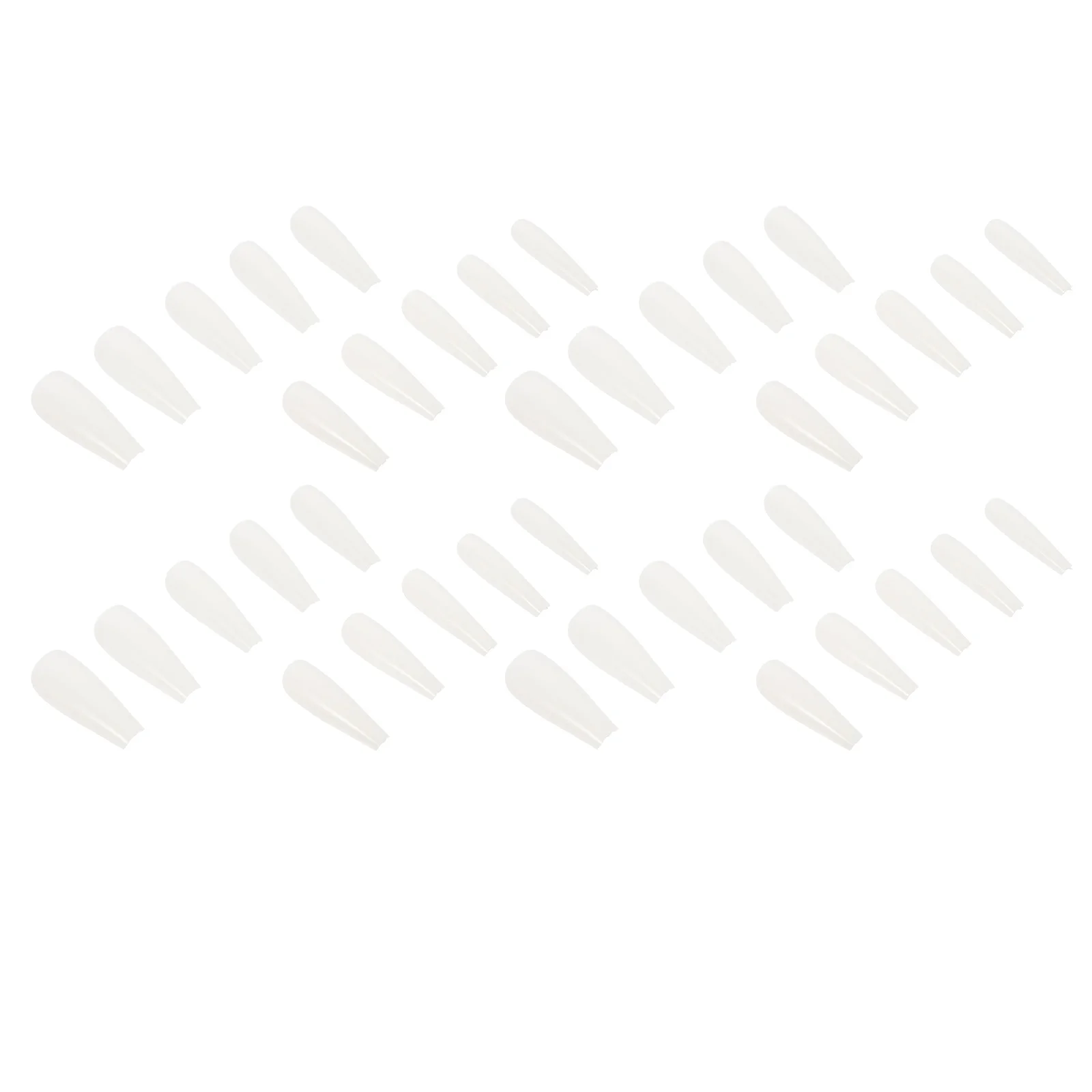 

Nails Tips Nail Fake French False Cover Full Acrílicas Uñas Acrylic Paratip Glue Artificial Faux Short Design Fingernails Half